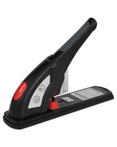 UNV43048 HEAVY-DUTY STAPLER, 200-SHEET CAPACITY, BLACK/GRAPHITE/RED