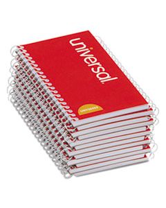 UNV20453 WIREBOUND MEMO BOOK, NARROW RULE, 5 X 3, WHITE, 50 SHEETS, 12/PACK