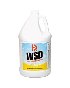 BGD1618 WATER-SOLUBLE DEODORANT, LEMON SCENT, 1 GALLON BOTTLES, 4/CARTON