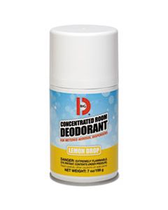 BGD451 METERED CONCENTRATED ROOM DEODORANT, LEMON SCENT, 7 OZ AEROSOL, 12/CARTON