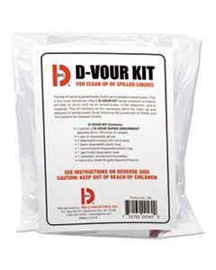 BGD169 D'VOUR CLEAN-UP KIT, POWDER, ALL INCLUSIVE KIT, 6/CARTON