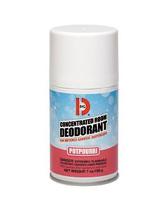 BGD462 METERED CONCENTRATED ROOM DEODORANT, POTPOURRI SCENT, 7 OZ AEROSOL, 12/CARTON