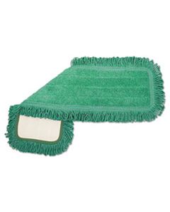 BWKMFD185GF MICROFIBER DUST MOP HEAD, 18 X 5, GREEN, 1 DOZEN