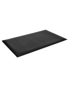 CWNWBZ023KD WEAR-BOND COMFORT-KING ANTI-FATIGUE MAT, DIAMOND EMBOSS, 24 X 36, BLACK