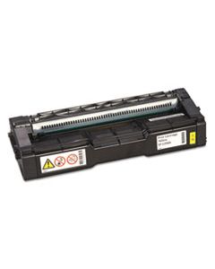 RIC407542 407542 TONER, 2300 PAGE-YIELD, YELLOW