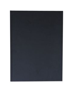 UNV66353 CASEBOUND HARDCOVER NOTEBOOK, WIDE/LEGAL RULE, BLACK COVER, 10.25 X 7.68, 150 SHEETS