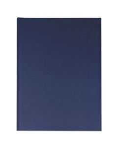 UNV66352 CASEBOUND HARDCOVER NOTEBOOK, WIDE/LEGAL RULE, DARK BLUE, 10.25 X 7.68, 150 SHEETS