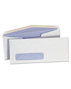 UNV35203 BUSINESS ENVELOPE, #10, COMMERCIAL FLAP, GUMMED CLOSURE, 4.13 X 9.5, WHITE, 500/BOX