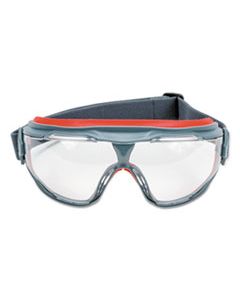 MMMGG501SGAF GOGGLEGEAR 500SERIES SAFETY GOGGLES, ANTIFOG, RED/BLACK FRAME, CLEAR LENS,10/CTN