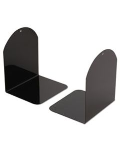 UNV54071 MAGNETIC BOOKENDS, 6 X 5 X 7, METAL, BLACK