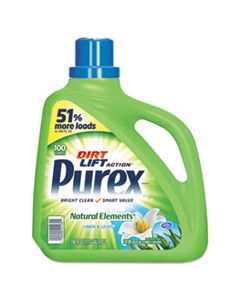 DIA01134EA ULTRA NATURAL ELEMENTS HE LIQUID DETERGENT, LINEN & LILIES, 150 OZ BOTTLE