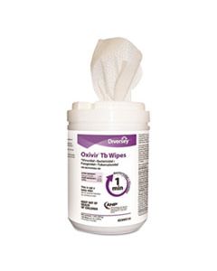 DVO4599516 OXIVIR TB DISINFECTANT WIPES, 6 X 7, WHITE, 160/CANISTER, 12 CANISTERS/CARTON