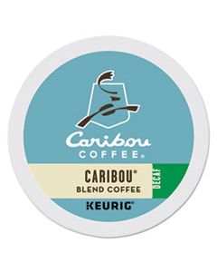 GMT6995 CARIBOU BLEND DECAF COFFEE K-CUPS, 24/BOX