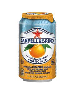 NLE43345 SPARKLING FRUIT BEVERAGES, ARANCIATA (ORANGE), 11.15 OZ CAN, 12/CARTON