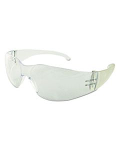 BWK00021 SAFETY GLASSES, CLEAR FRAME/CLEAR LENS, POLYCARBONATE, DOZEN