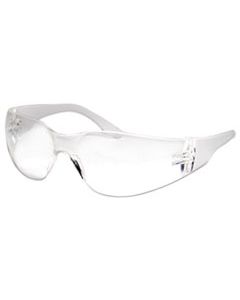 BWK00022 SAFETY GLASSES, CLEAR FRAME/CLEAR LENS, ANTI-FOG, POLYCARBONATE, DOZEN