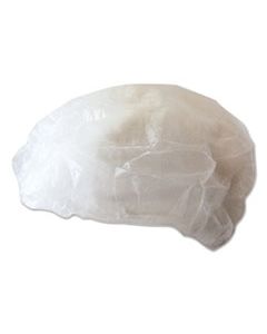 BWKH42M DISPOSABLE BOUFFANT CAPS, WHITE, MEDIUM, 100/PACK