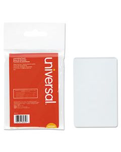 UNV84650 LAMINATING POUCHES, 5 MIL, 2.13" X 3.38", MATTE CLEAR, 25/PACK