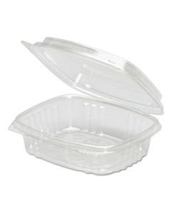 GNPAD08F CLEAR HINGED DELI CONTAINER, HIGH DOME LID, APET, 8 OZ,5 3/8 X 4 1/2 X 2, 200/CT