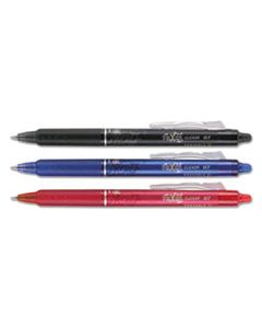 PIL31467 FRIXION CLICKER ERASABLE RETRACTABLE GEL PEN, 0.7MM, ASSORTED INK/BARREL, 3/PACK