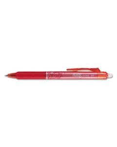 PIL32522 FRIXION CLICKER ERASABLE RETRACTABLE GEL PEN, 0.5MM, RED INK/BARREL, DOZEN