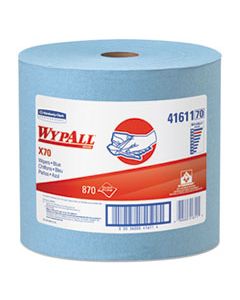 KCC41611 X70 CLOTHS, JUMBO ROLL, 12 1/2 X 13 2/5, BLUE, 870/ROLL