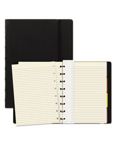 REDB115007U NOTEBOOK, 1 SUBJECT, MEDIUM/COLLEGE RULE, BLACK COVER, 8.25 X 5.81, 112 SHEETS