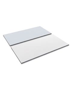 ALETT6030WG REVERSIBLE LAMINATE TABLE TOP, RECTANGULAR, 59 3/8W X 29 1/2D, WHITE/GRAY