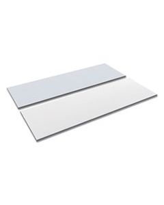 ALETT7224WG REVERSIBLE LAMINATE TABLE TOP, RECTANGULAR, 71 1/2W X 23 5/8D, WHITE/GRAY