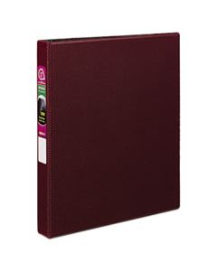 AVE27252 DURABLE NON-VIEW BINDER WITH DURAHINGE AND SLANT RINGS, 3 RINGS, 1" CAPACITY, 11 X 8.5, BURGUNDY