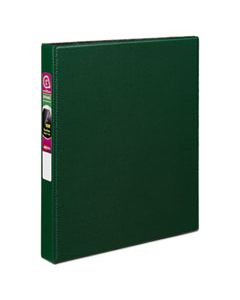 AVE27253 DURABLE NON-VIEW BINDER WITH DURAHINGE AND SLANT RINGS, 3 RINGS, 1" CAPACITY, 11 X 8.5, GREEN