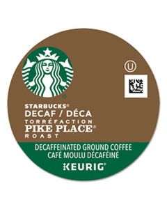 SBK011111161 PIKE PLACE DECAF COFFEE K-CUPS PACK, 24/BOX