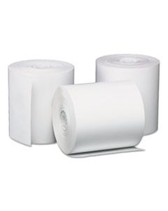 PMC05205 DIRECT THERMAL PRINTING PAPER ROLLS, 0.45" CORE, 3.13" X 110 FT, WHITE, 50/CARTON