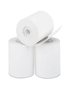PMC07903 DIRECT THERMAL PRINTING PAPER ROLLS, 0.45" CORE, 2.25" X 85 FT, WHITE, 50/CARTON