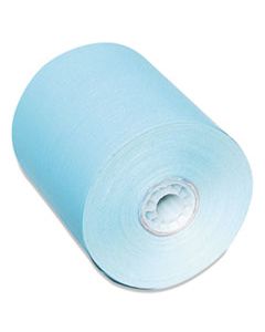 PMC05214B DIRECT THERMAL PRINTING PAPER ROLLS, 0.45" CORE, 3.13" X 230 FT, BLUE, 50/CARTON