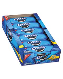 CDB00470 OREO COOKIES SINGLE SERVE PACKS, CHOCOLATE, 2.4OZ PACK, 6 COOKIES/PACK, 12PK/BX