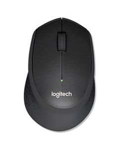 LOG910004905 M330 SILENT PLUS MOUSE, 2.4 GHZ FREQUENCY/33 FT WIRELESS RANGE, RIGHT HAND USE, BLACK