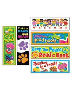 TEPT12906 BOOKMARK COMBO PACKS, CELEBRATE READING VARIETY #1, 2W X 6H, 216/PACK