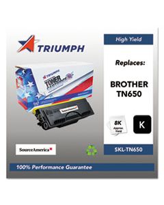 SKLTN650 751000NSH1075 REMANUFACTURED TN650 HIGH-YIELD TONER, 8000 PAGE-YIELD, BLACK