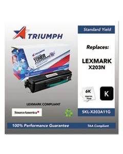 SKLX203A11G 751000NSH1326 REMANUFACTURED X203A11G TONER, 2500 PAGE-YIELD, BLACK