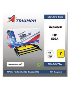 SKLQ6472A 751000NSH0297 REMANUFACTURED Q6472A (502A) TONER, 4000 PAGE-YIELD, YELLOW