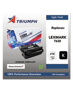 SKL12A7462L 751000NSH0212 REMANUFACTURED 12A7462 (T630) TONER, 21000 PAGE-YIELD, BLACK