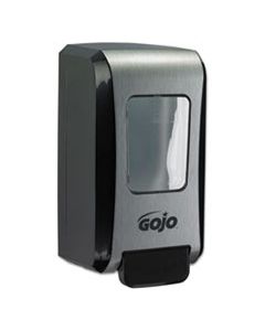 GOJ527106 FMX-20 SOAP DISPENSER, 2000 ML, 6.5" X 4.7" X 11.7", BLACK/CHROME, 6/CARTON