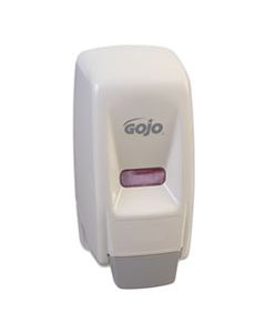 GOJ903412 BAG-IN-BOX LIQUID SOAP DISPENSER, 800 ML, 5.75" X 5.5" X 5.13", WHITE