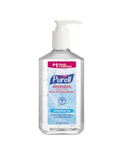 GOJ365912EA PURELL ADVANCED HAND SANITIZER REFRESHING GEL, CLEAN SCENT, 12 OZ PUMP BOTTLE,EA