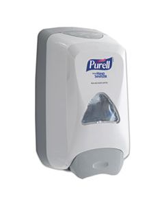 GOJ512006 FMX-12 FOAM HAND SANITIZER DISPENSER FOR 1200 ML REFILL, 6.6" X 5.13" X 11", WHITE