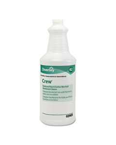 CREW RESTROOM FLOOR/SURFACE NA DISINFECTANT CLEANER CAPPED BOTTLE, 32OZ,12/CT