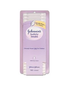 JOJ002948 PURE COTTON SWABS, SAFETY SWABS, 185/PACK