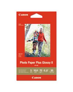 CNM1432C005 PHOTO PAPER PLUS GLOSSY II, 4 X 6, GLOSSY WHITE, 50/PACK