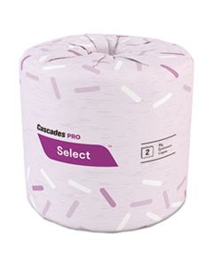 CSDB040 SELECT STANDARD BATH TISSUE, 2-PLY, WHITE, 4 X 3.19, 500/ROLL, 96/CARTON